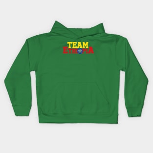 Team Ethiopia - Summer Olympics Kids Hoodie